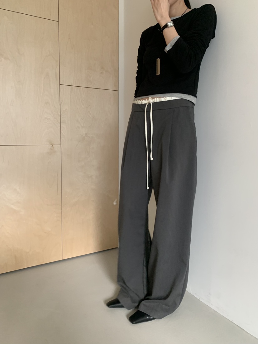 TRUE東大門直郵女士新品26春季熱賣推薦休閑人氣職業休閑褲TRUE休閑褲