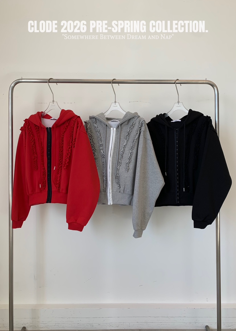 CLODE東大門實拍女士新款時尚人氣職業熱賣推薦夾克荷葉邊CLODE夾克