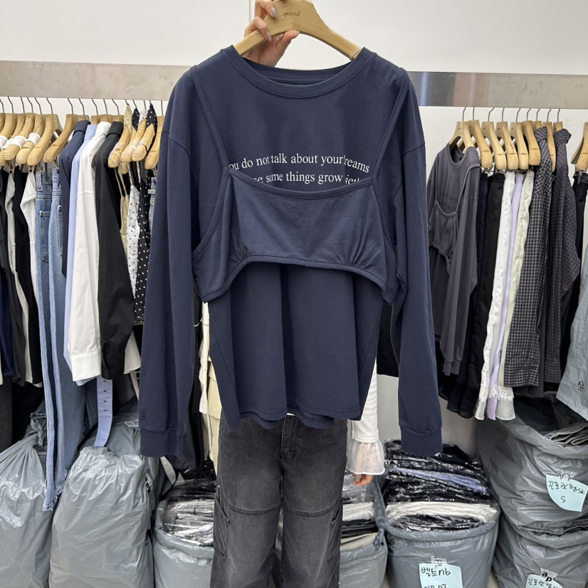 SPECIAL韓國代購女裝新品熱賣休閑時尚26春季人氣職業套裝SPECIAL套裝圖色4深藍色