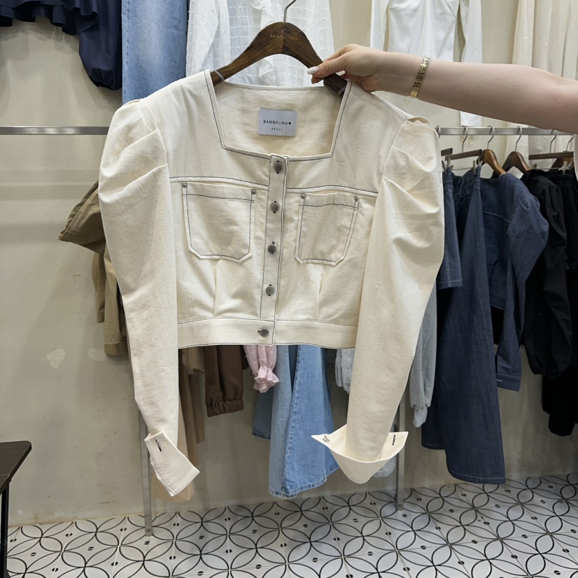 BAMBOLINA東大門代購女裝新款休閑推薦26春季人氣時尚夾克BAMBOLINA夾克圖色1