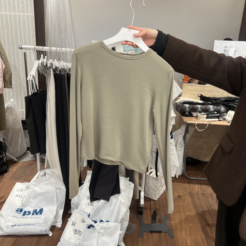 UNDERSTANDING韓國直郵女士新款職業推薦熱賣26春季長袖T恤UNDERSTANDING長袖T恤圖色6