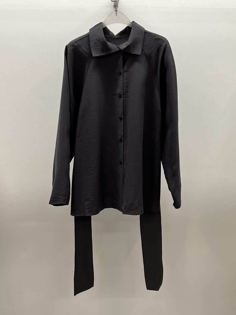 WEARABLE-L東大門代購女士新品26春季職業襯衫蕾絲衫高領WEARABLE襯衫/蕾絲衫圖色2墨色