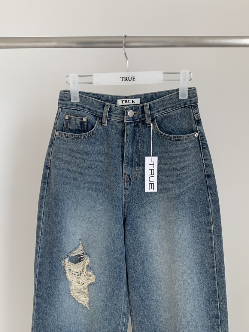 TRUE韓國代購女士新款休閑職業26春季熱賣人氣推薦牛仔褲TRUE牛仔褲