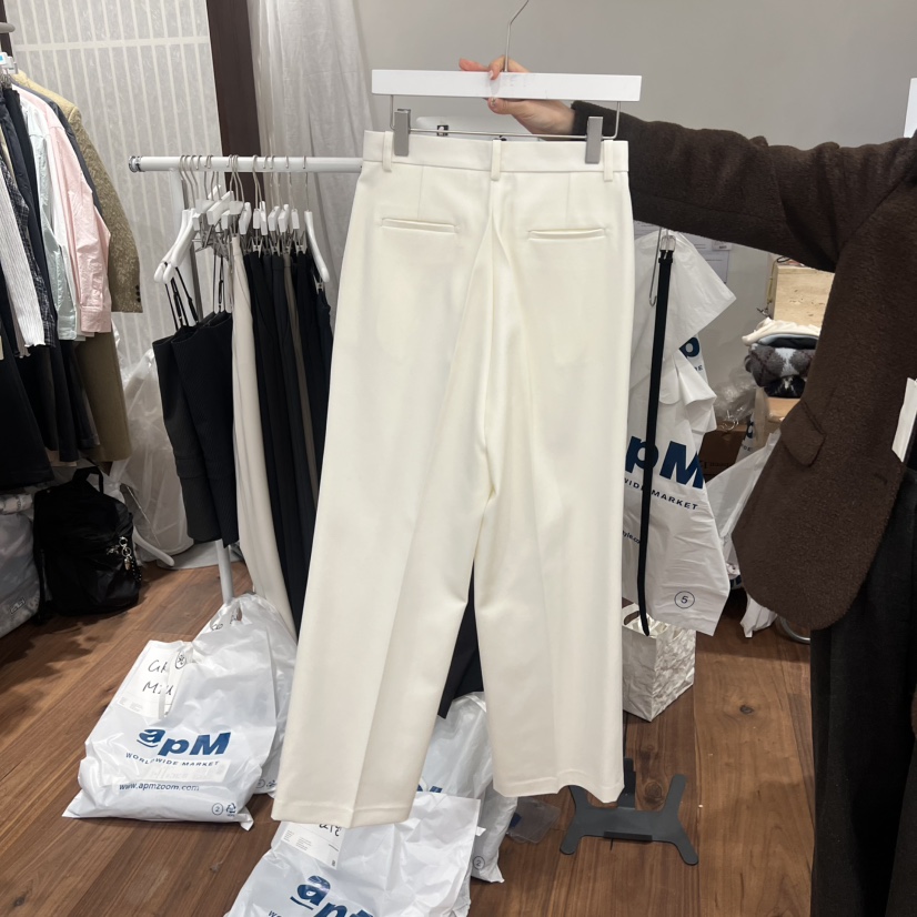 UNDERSTANDING東大門實拍女士新款時尚人氣職業休閑褲天絲UNDERSTANDING休閑褲