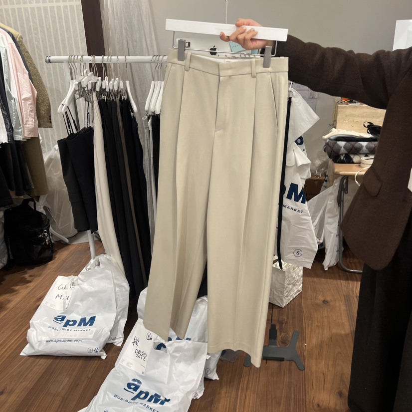 UNDERSTANDING東大門實拍女士新款時尚人氣職業休閑褲天絲UNDERSTANDING休閑褲圖色1