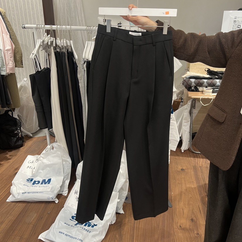 UNDERSTANDING東大門實拍女士新款時尚人氣職業休閑褲天絲UNDERSTANDING休閑褲圖色4