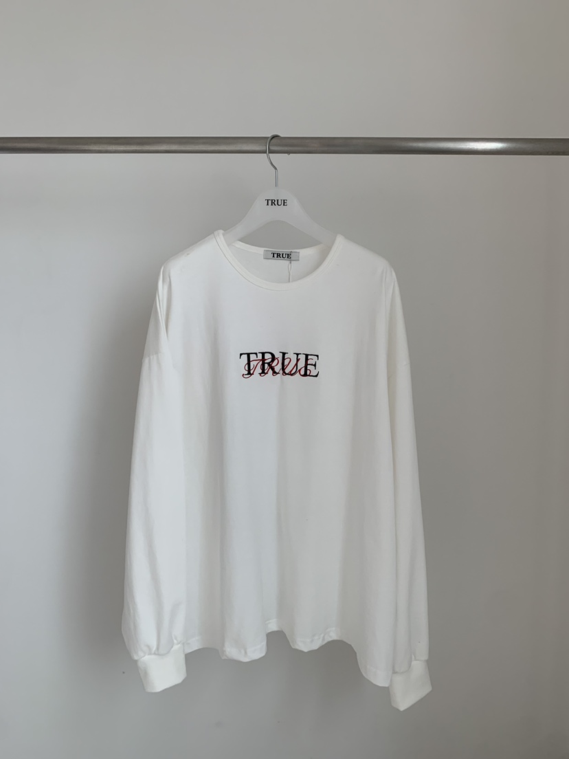 TRUE韓國代購女裝新款人氣熱賣26春季推薦休閑職業長袖T恤TRUE長袖T恤圖色2