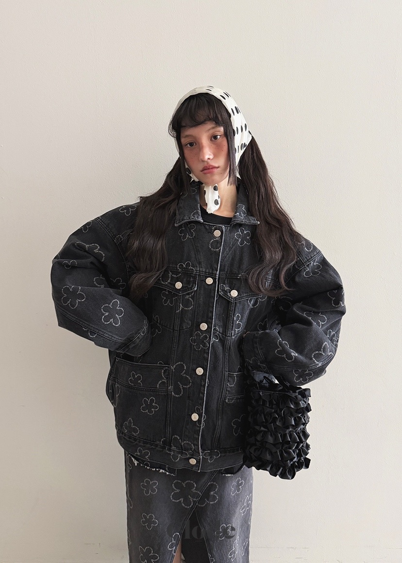 CLODE東大門代購女裝新款26春季休閑人氣熱賣手提包荷葉邊CLODE手提包