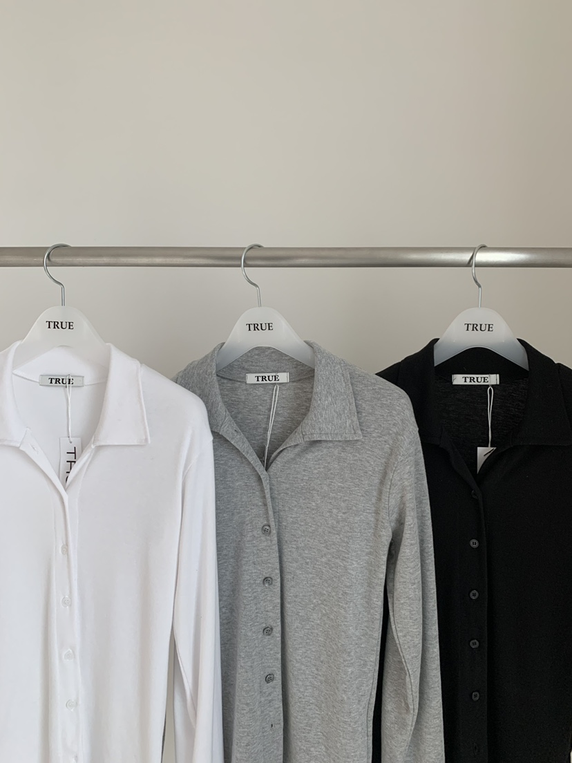 TRUE東大門實拍女裝新款職業休閑26春季時尚熱賣人氣長袖T恤TRUE長袖T恤