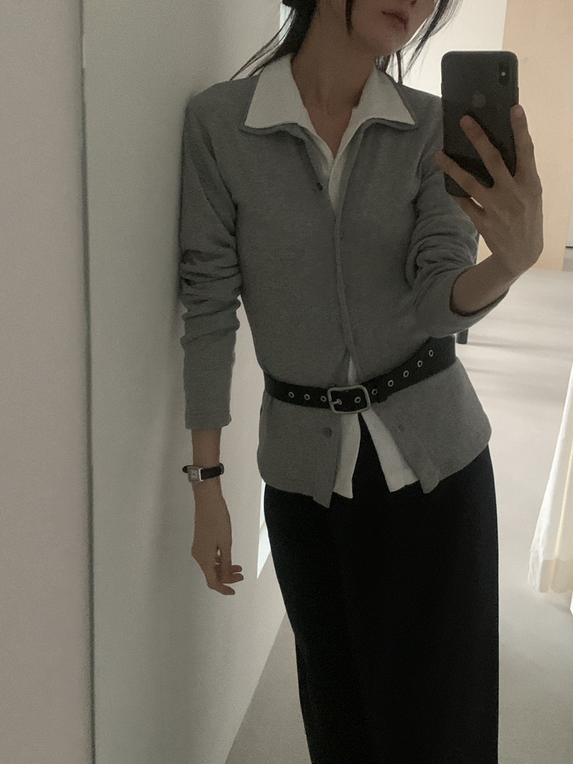 TRUE東大門實拍女裝新款職業休閑26春季時尚熱賣人氣長袖T恤TRUE長袖T恤