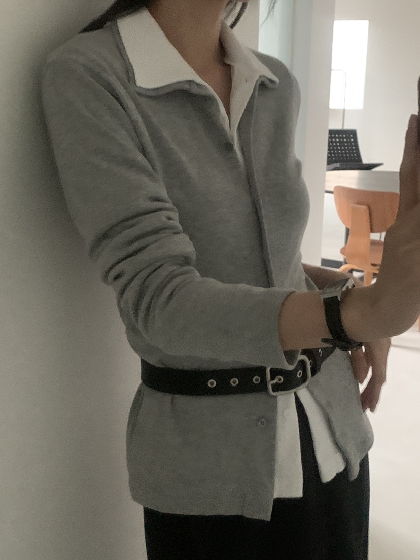 TRUE東大門實拍女裝新款職業休閑26春季時尚熱賣人氣長袖T恤TRUE長袖T恤