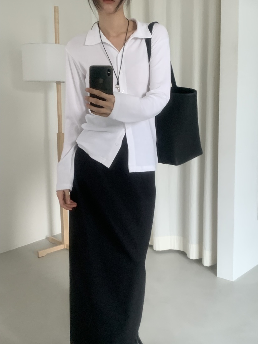 TRUE東大門實拍女裝新款職業休閑26春季時尚熱賣人氣長袖T恤TRUE長袖T恤