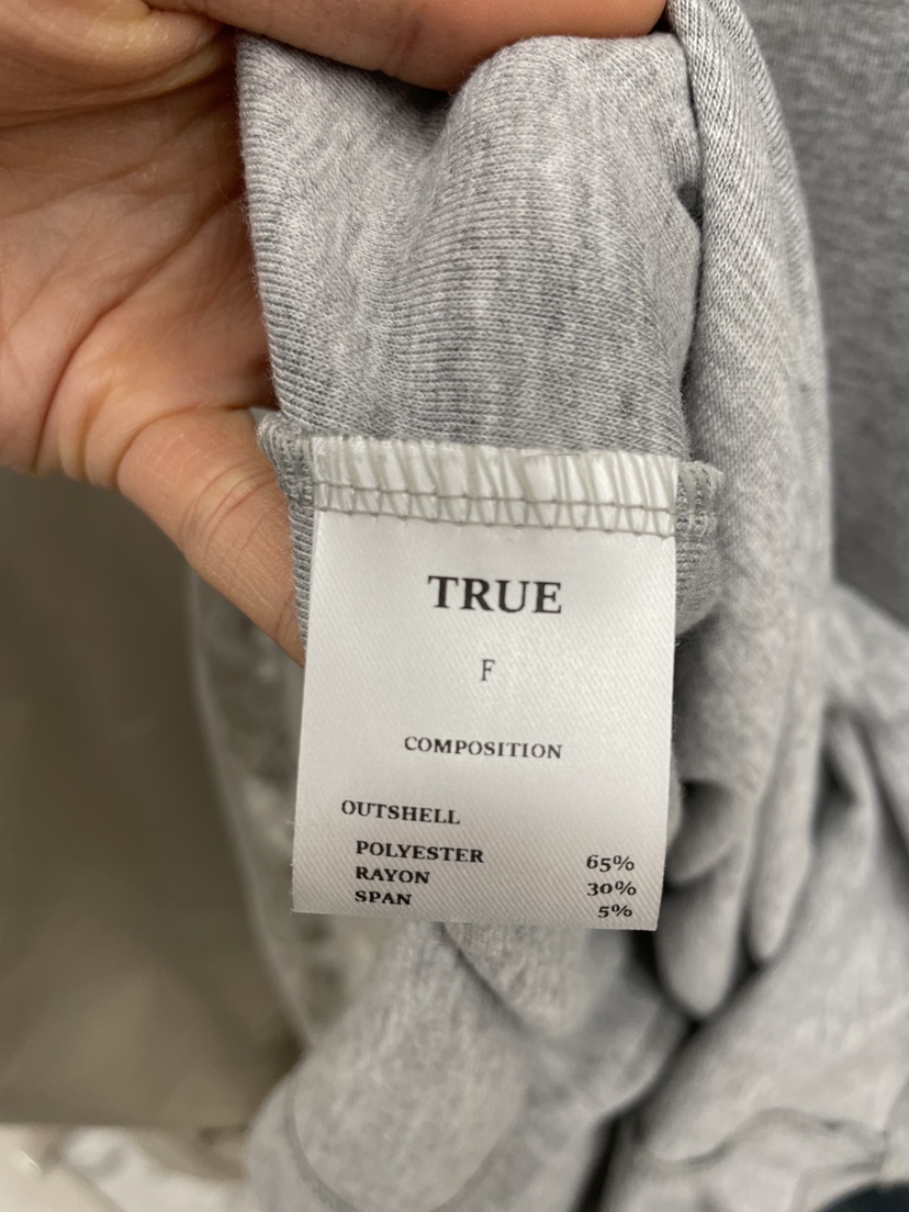 TRUE東大門實拍女裝新款職業休閑26春季時尚熱賣人氣長袖T恤TRUE長袖T恤