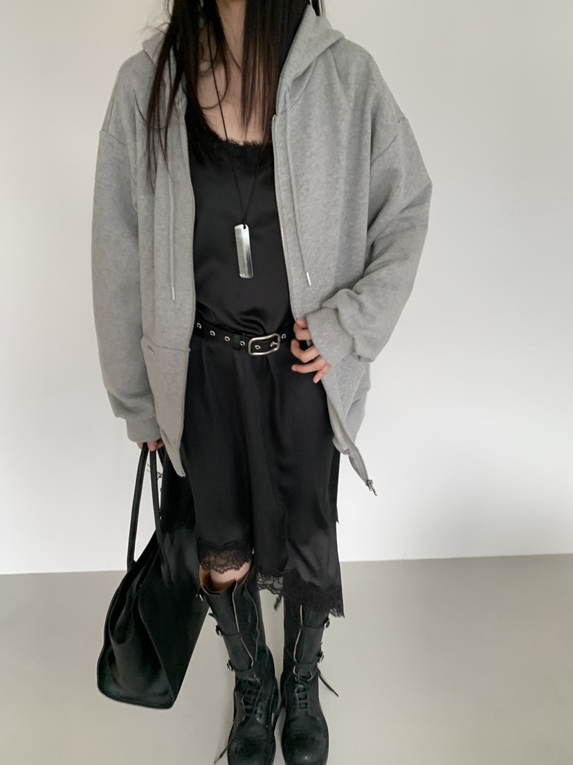 TRUE東大門代購女裝新款人氣26春季熱賣推薦職業衛衣拉鏈TRUE衛衣