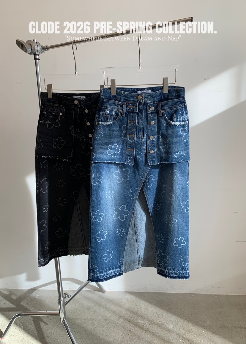 CLODE東大門直郵女裝新款職業推薦休閑26春季熱賣時尚長裙CLODE長裙