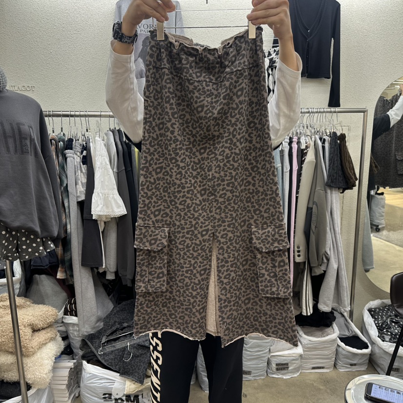 MAGOT韓國直郵女士新款26春季休閑職業人氣熱賣時尚推薦長裙IIIΛGOT/MAGOT長裙