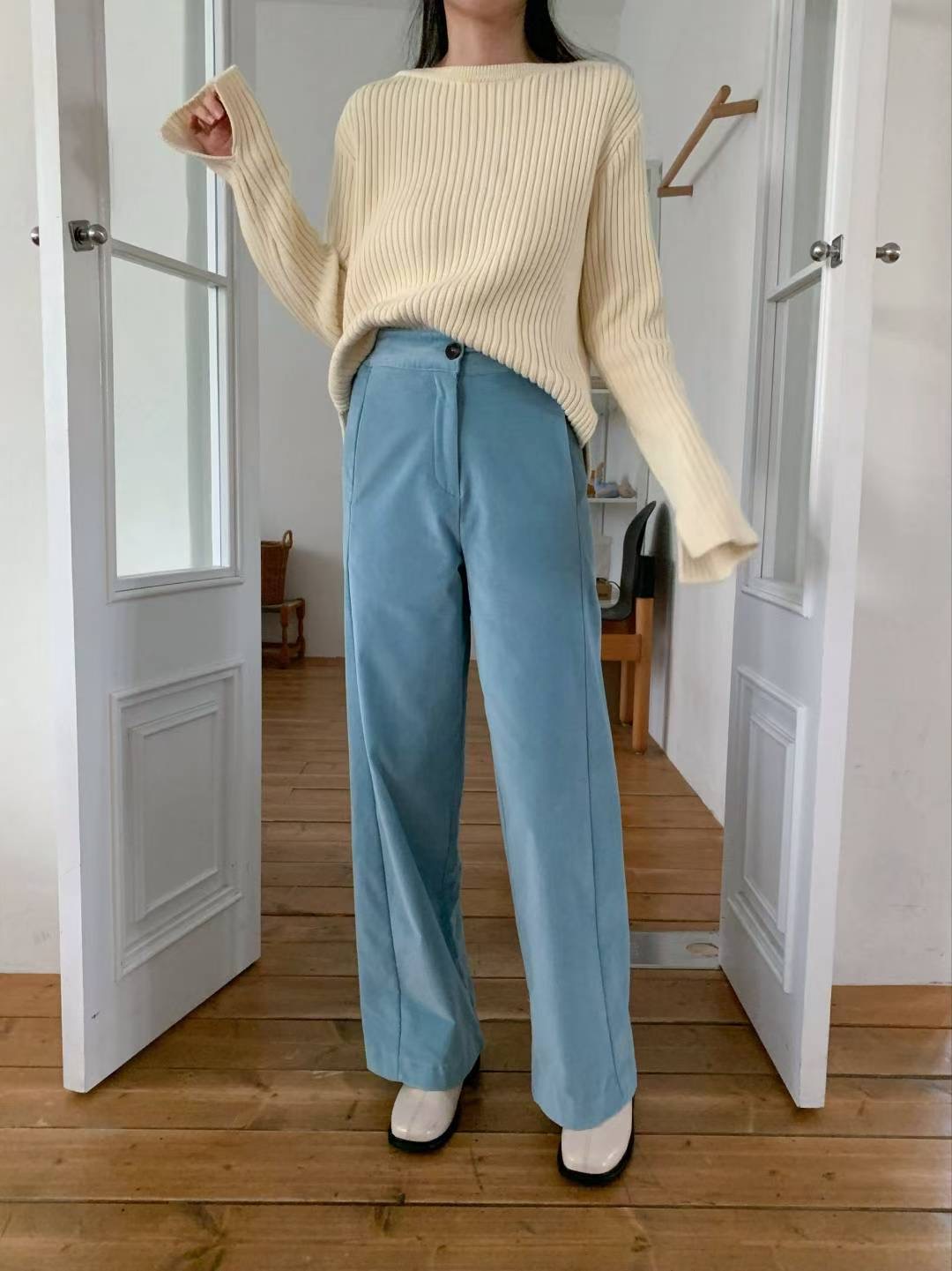 RICCO東大門直郵女士新品職業休閑推薦26春夏真品人氣牛仔褲RICCO牛仔褲圖色2