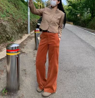 RICCO韓國代購女士新品時尚職業人氣休閑真品推薦熱賣休閑褲RICCO休閑褲圖色2