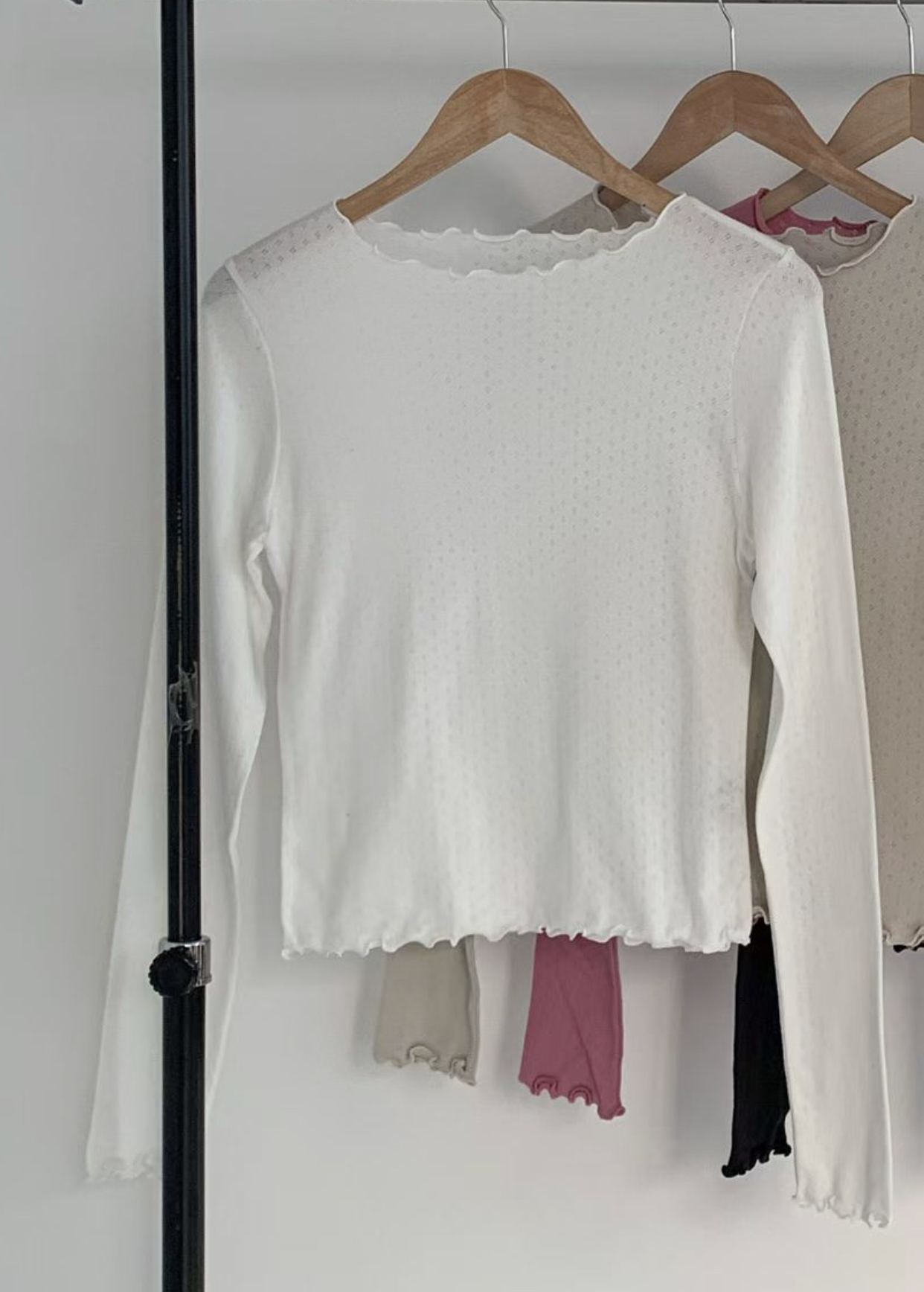 RICCO韓國代購女裝新品熱賣時尚休閑職業推薦26春夏長袖T恤RICCO長袖T恤圖色1