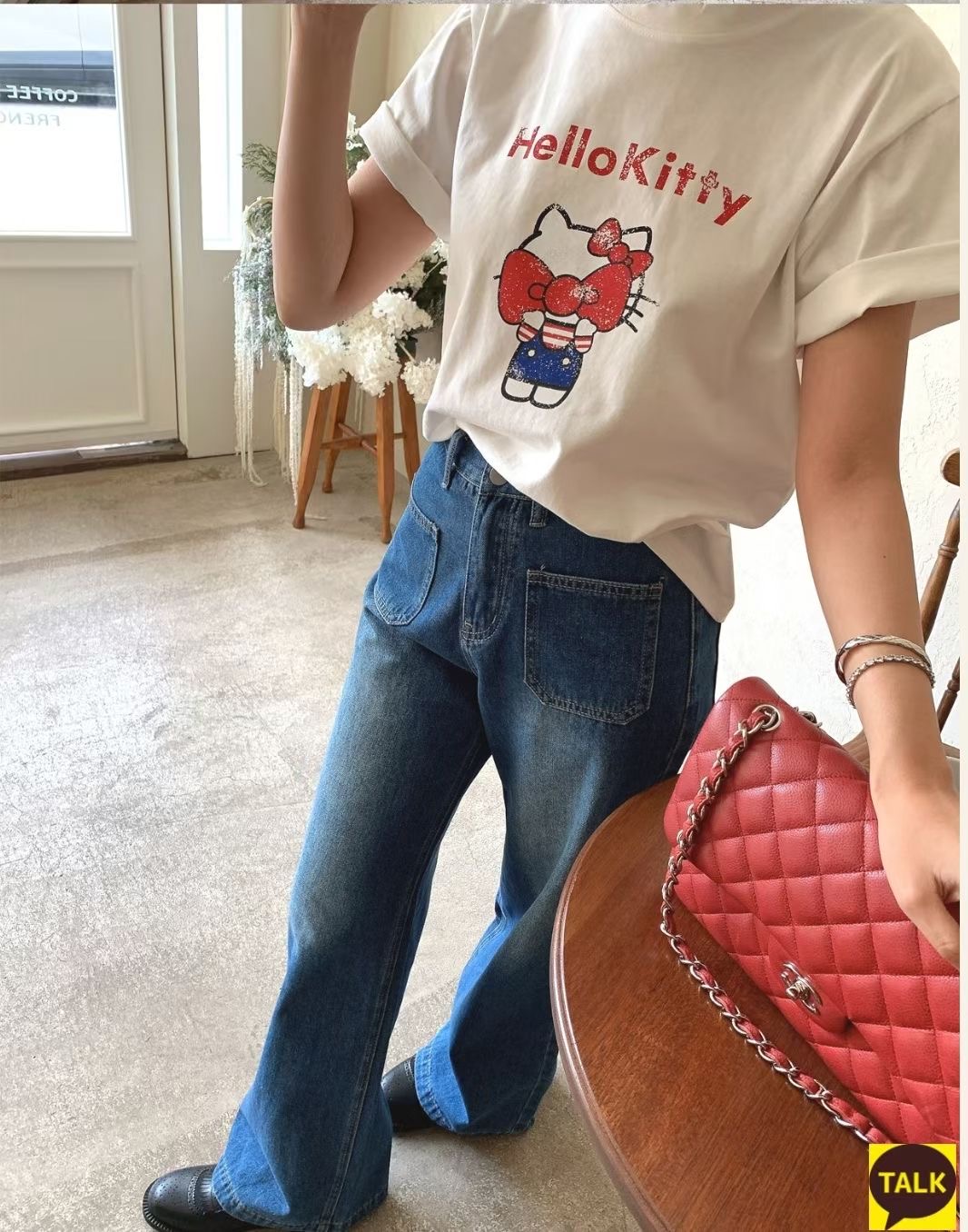 RICCO韓國直郵女士新款推薦熱賣26春夏職業時尚人氣休閑T恤RICCOT恤