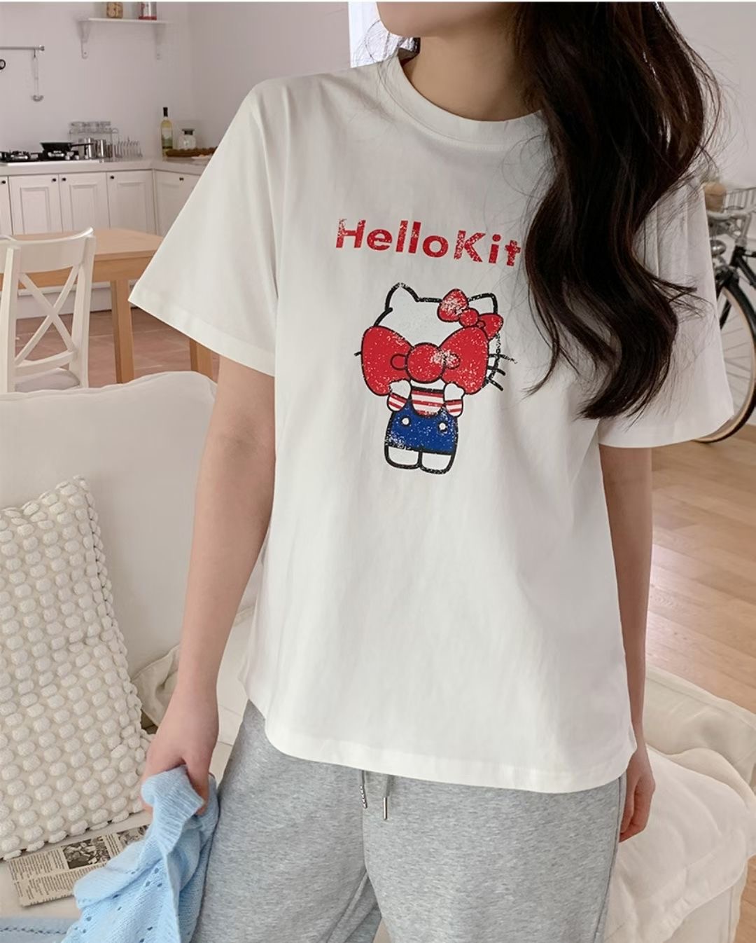 RICCO韓國直郵女士新款推薦熱賣26春夏職業時尚人氣休閑T恤RICCOT恤