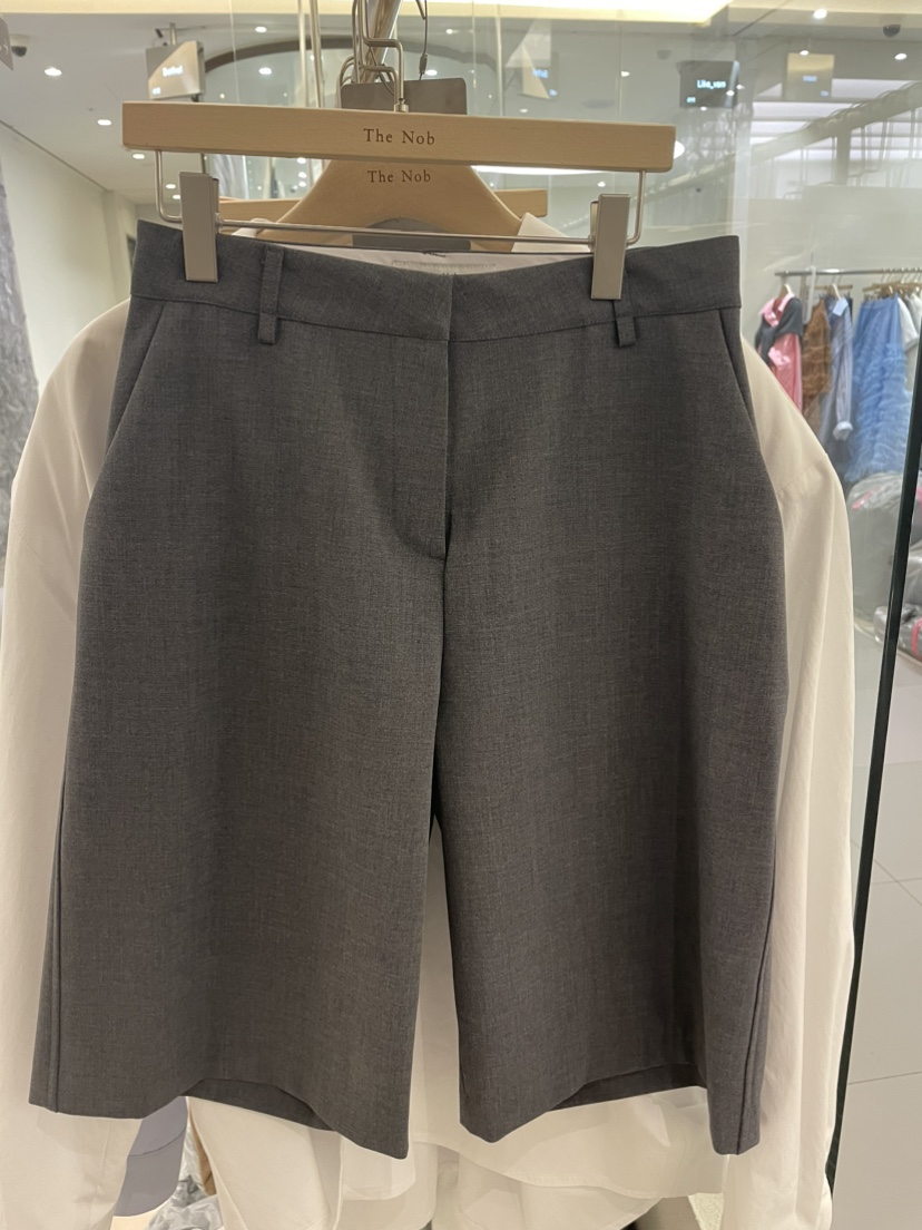 NOB東大門直郵女裝新品26春夏人氣熱賣真品職業時尚休閑短褲NOB短褲圖色1