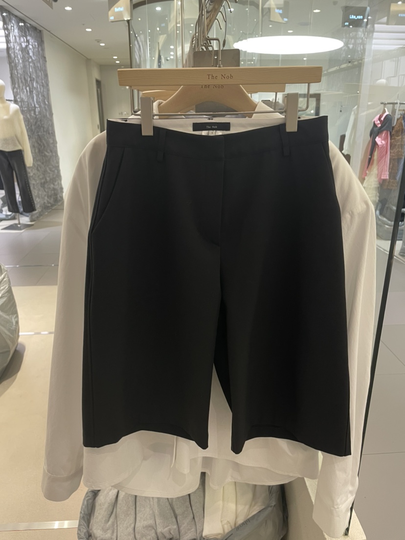 NOB東大門直郵女裝新品26春夏人氣熱賣真品職業時尚休閑短褲NOB短褲圖色2