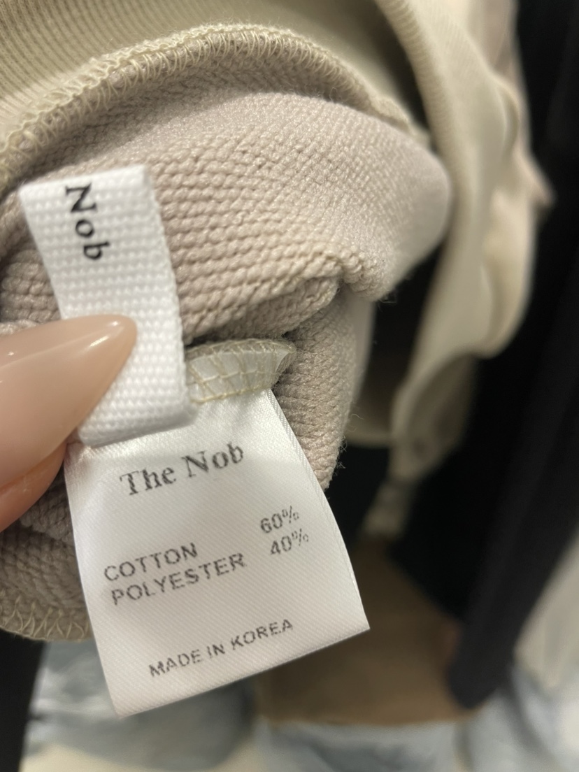 NOB韓國直郵女裝新款26春夏時尚真品休閑推薦職業人氣衛衣NOB衛衣