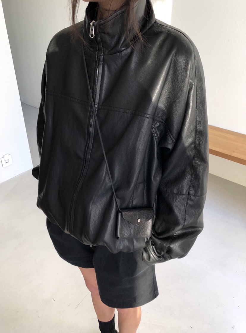 ROMANTICIZE東大門代購女士新品時尚推薦人氣夾克皮革拉鏈ROMANTICIZE夾克