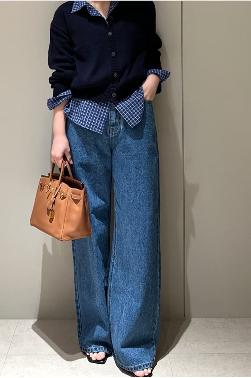 RICCO東大門直郵女士新品熱賣推薦26春夏時尚人氣真品牛仔褲RICCO牛仔褲圖色2