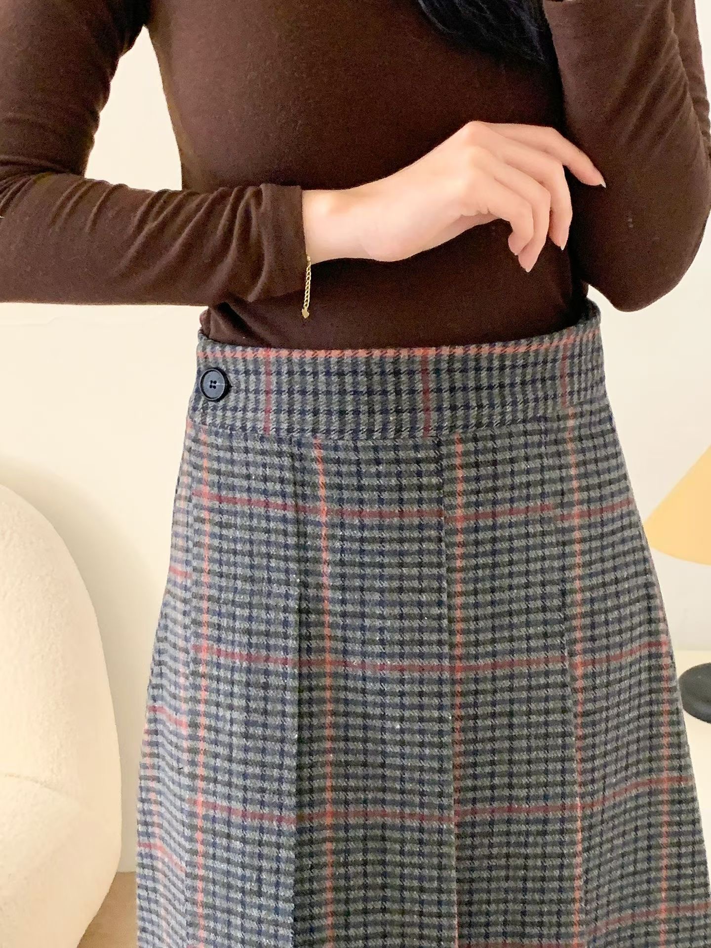 RICCO東大門實拍女士新品26春夏時尚推薦人氣熱賣職業長裙RICCO長裙