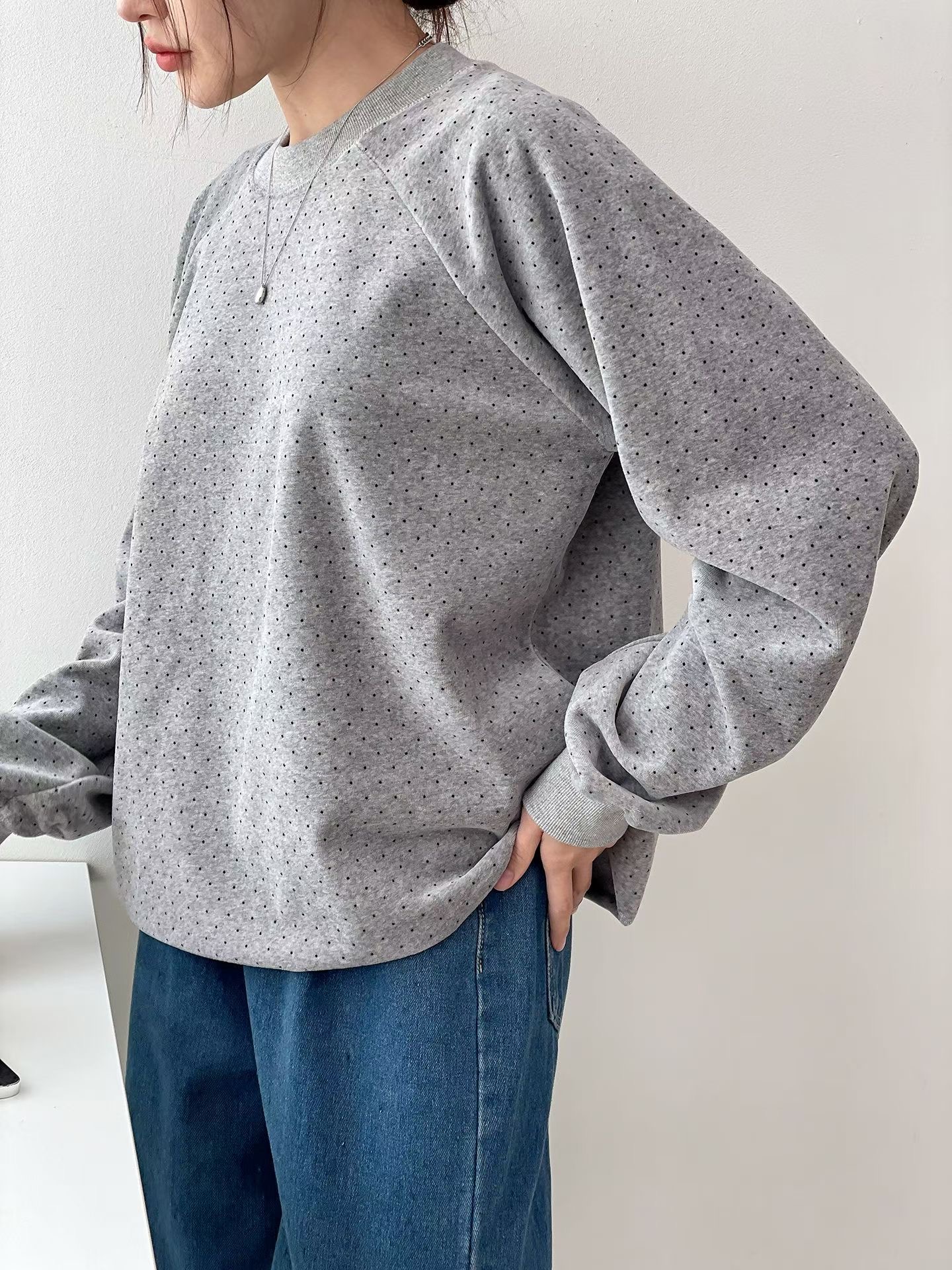 RICCO東大門實拍女裝新款真品熱賣26春夏休閑職業長袖T恤RICCO長袖T恤