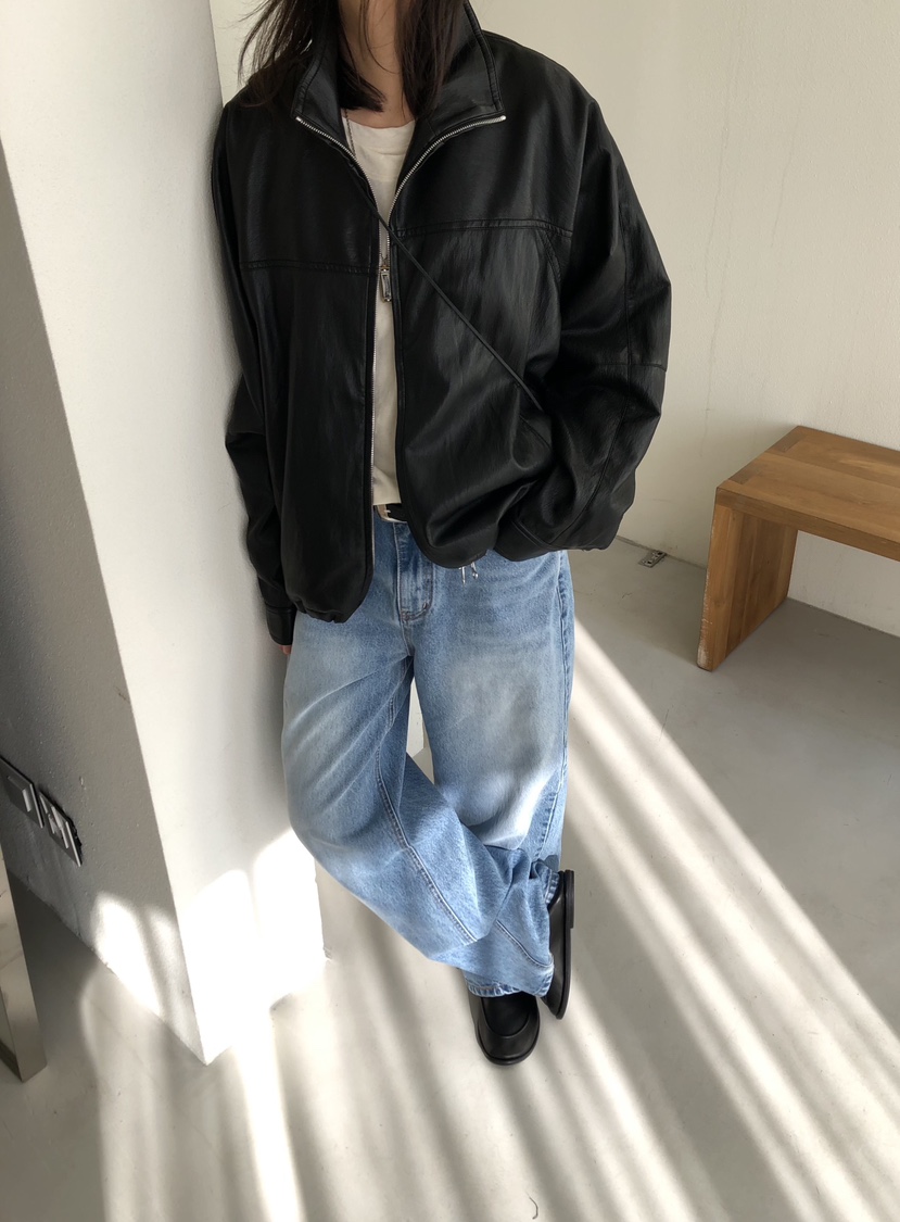 ROMANTICIZE東大門代購女裝新款時尚人氣牛仔褲水洗牛仔布ROMANTICIZE牛仔褲