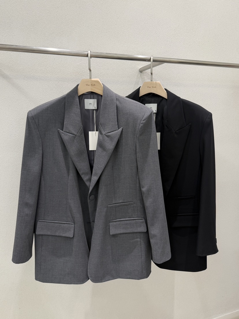 NOB東大門代購女裝新款休閑熱賣26春夏時尚真品推薦人氣夾克NOB夾克圖色2左二色