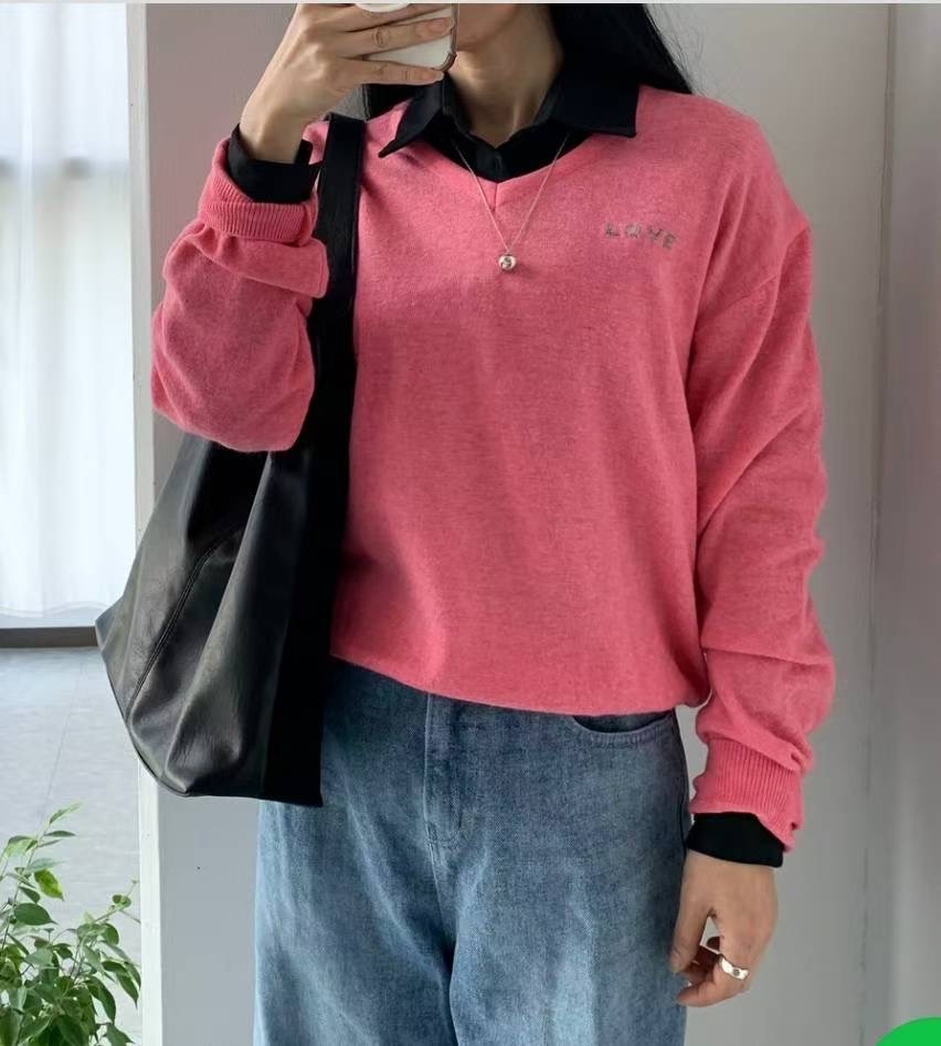 RICCO韓國直郵女裝新品26春夏人氣熱賣推薦職業休閑針織衫RICCO針織衫圖色1