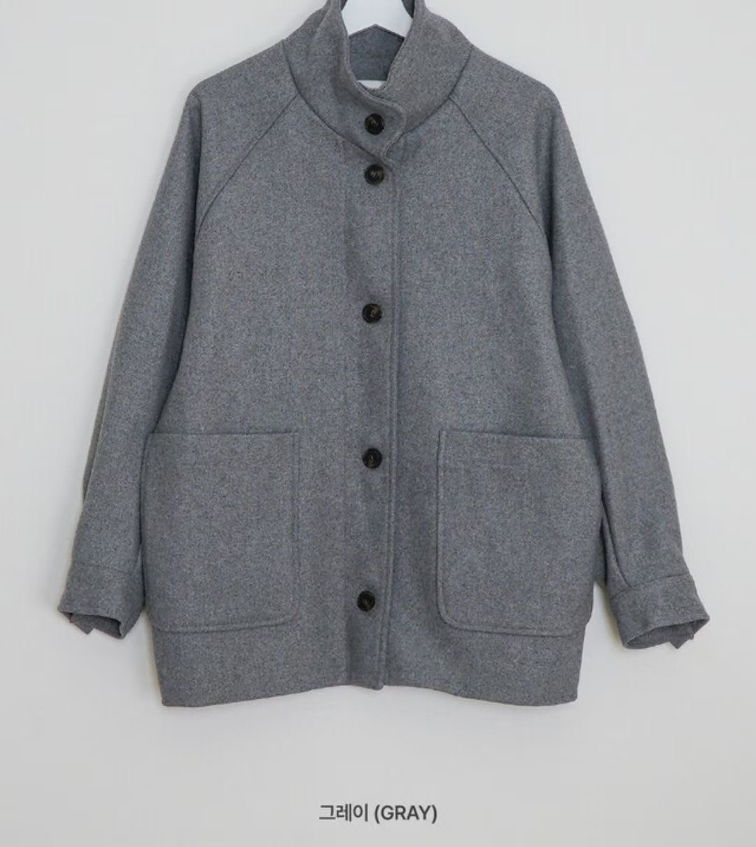 RICCO韓國代購女士新款人氣推薦26春夏真品休閑短款大衣涂層RICCO短款大衣圖色2