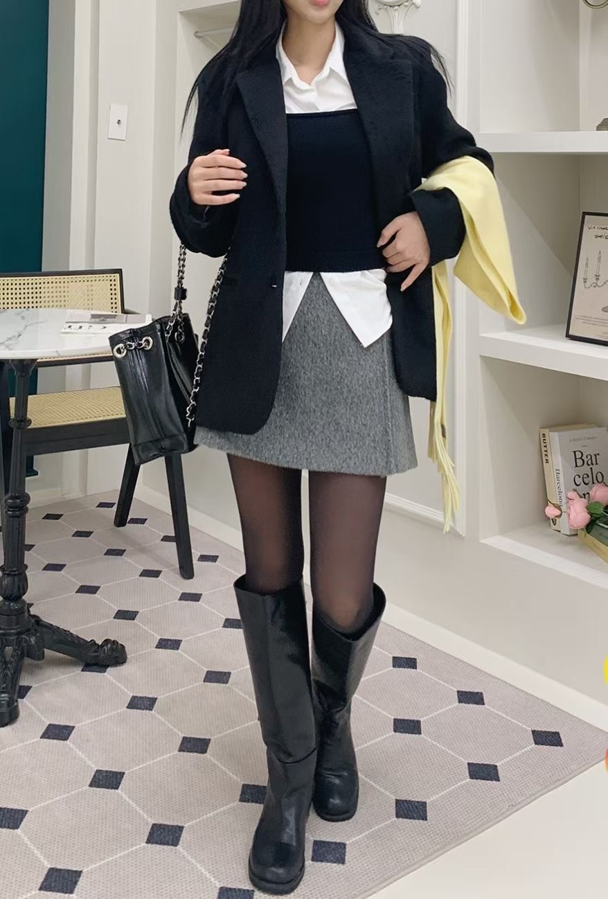 RICCO東大門實拍女士新品職業熱賣26春夏時尚真品休閑短裙RICCO短裙圖色1