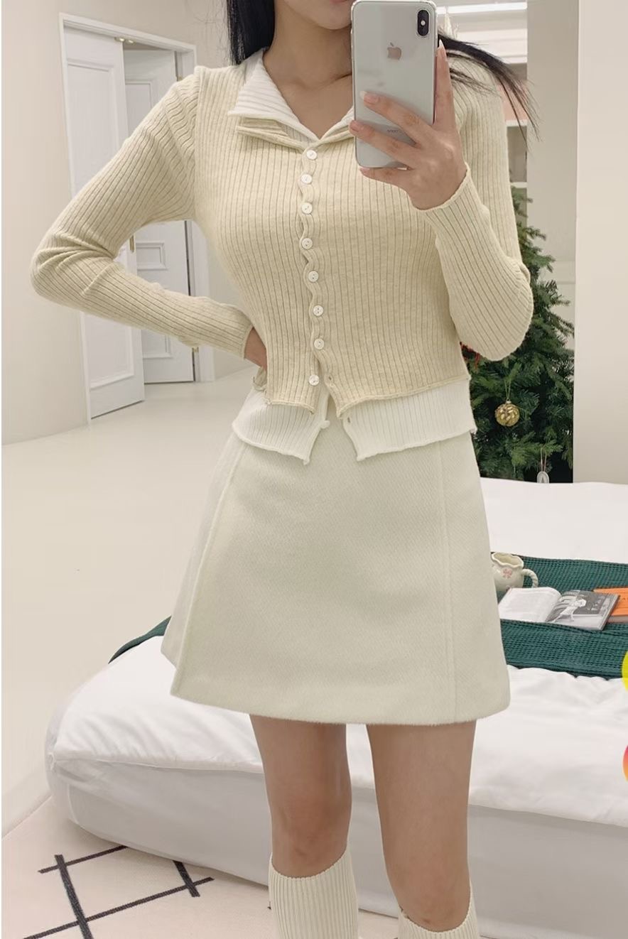 RICCO東大門實拍女士新品職業熱賣26春夏時尚真品休閑短裙RICCO短裙圖色2