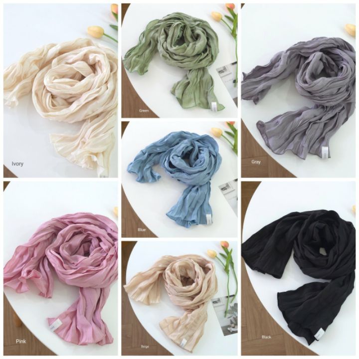 EBADA東大門實拍女士新款人氣真品推薦職業熱賣26春夏圍巾披肩EBADA圍巾/披肩