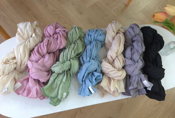 EBADA東大門實拍女士新款人氣真品推薦職業熱賣26春夏圍巾披肩EBADA圍巾/披肩