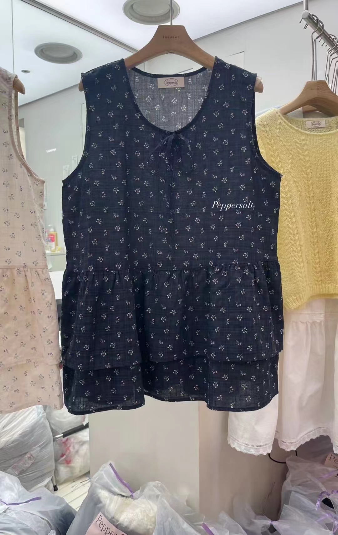 PEPPER 페페東大門代購女裝新品休閑26春夏推薦吊帶背心PEPPER-SEOUL吊帶/背心圖色2