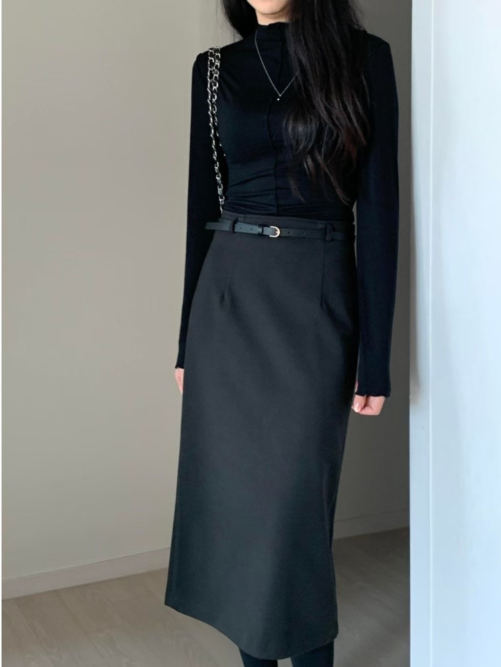 RICCO韓國代購女裝新款26春夏時尚推薦職業熱賣人氣長袖T恤RICCO長袖T恤圖色4