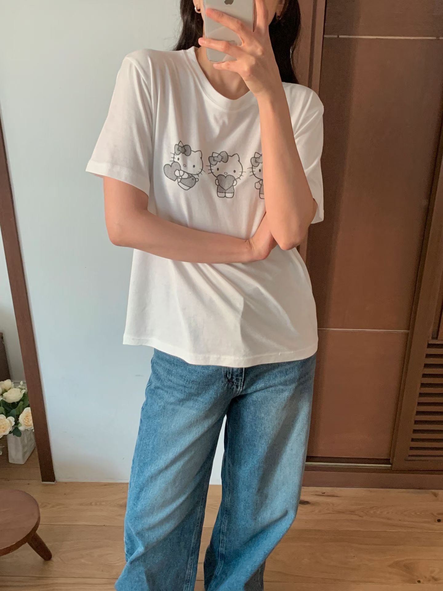 RICCO韓國直郵女裝新品時尚26春夏職業熱賣休閑真品人氣T恤RICCOT恤