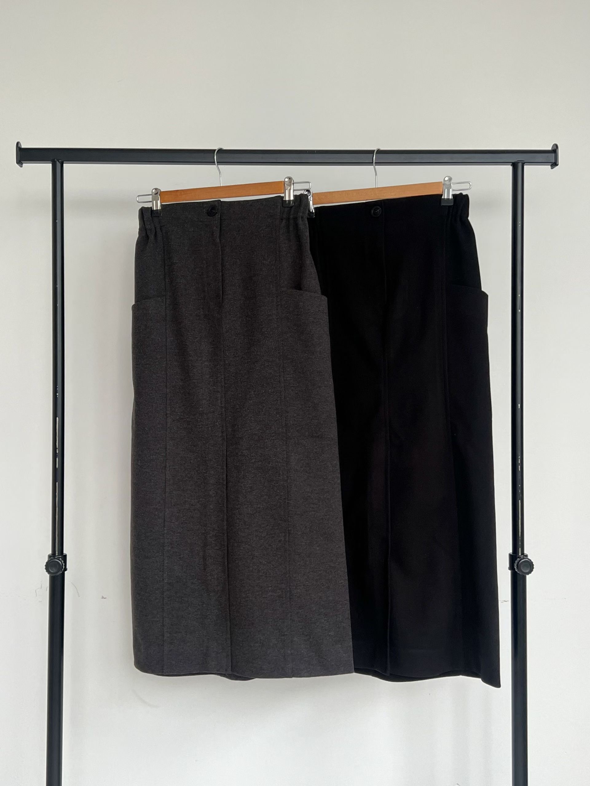 RICCO東大門實拍女士新品26春夏推薦休閑熱賣真品長裙口袋RICCO長裙圖色2左二色