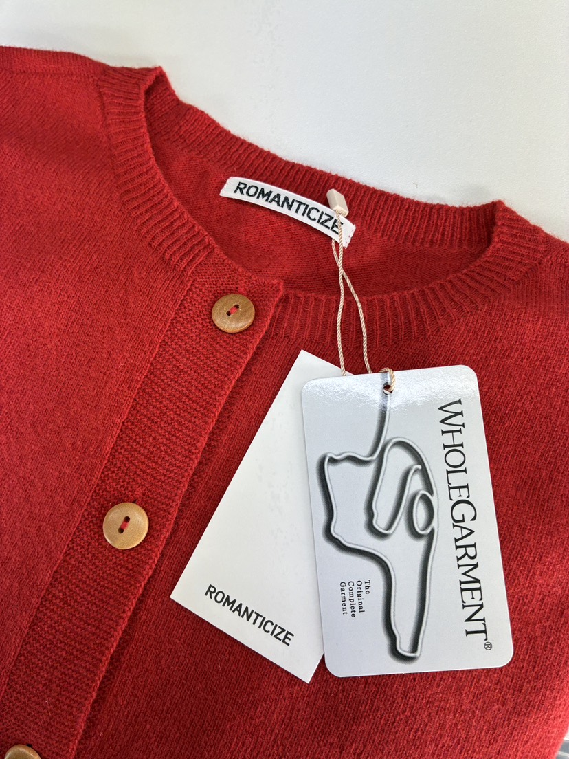 ROMANTICIZE東大門代購女裝新款熱賣休閑人氣針織衫圓領開衫ROMANTICIZE針織衫