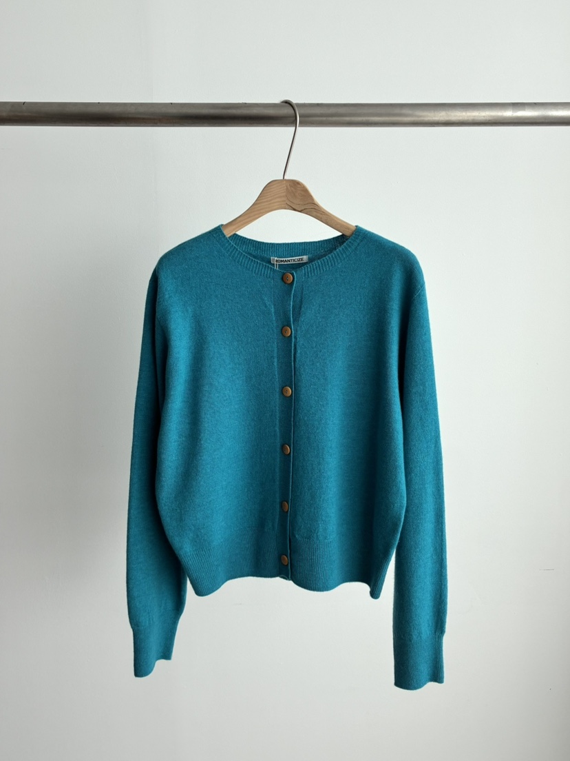 ROMANTICIZE東大門代購女裝新款熱賣休閑人氣針織衫圓領開衫ROMANTICIZE針織衫圖色2