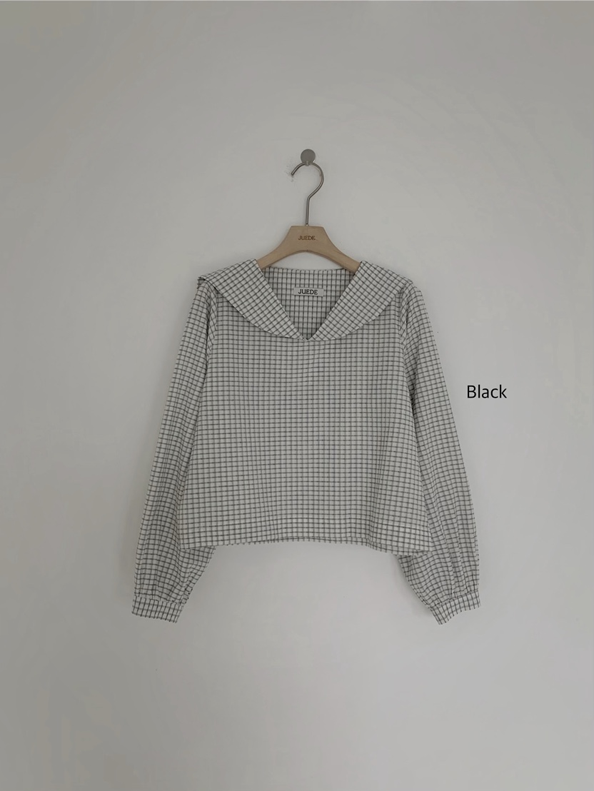 JUEDE韓國直郵女士新款時尚襯衫蕾絲衫JUEDE襯衫/蕾絲衫圖色2