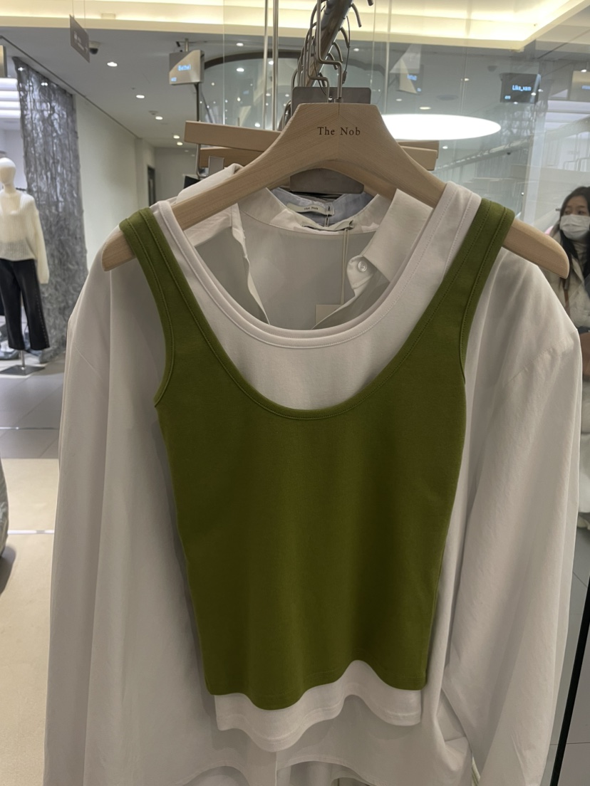 NOB韓國直郵女士新品休閑時尚推薦職業人氣26春夏吊帶背心NOB吊帶/背心圖色1