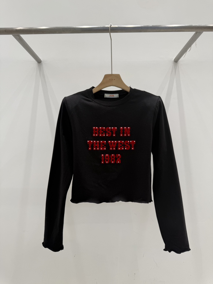 PLUM-Q/IFYOUSAYSO東大門實拍女士新品推薦人氣長袖T恤PLUM-Q/IFYOUSAYSO長袖T恤圖色3