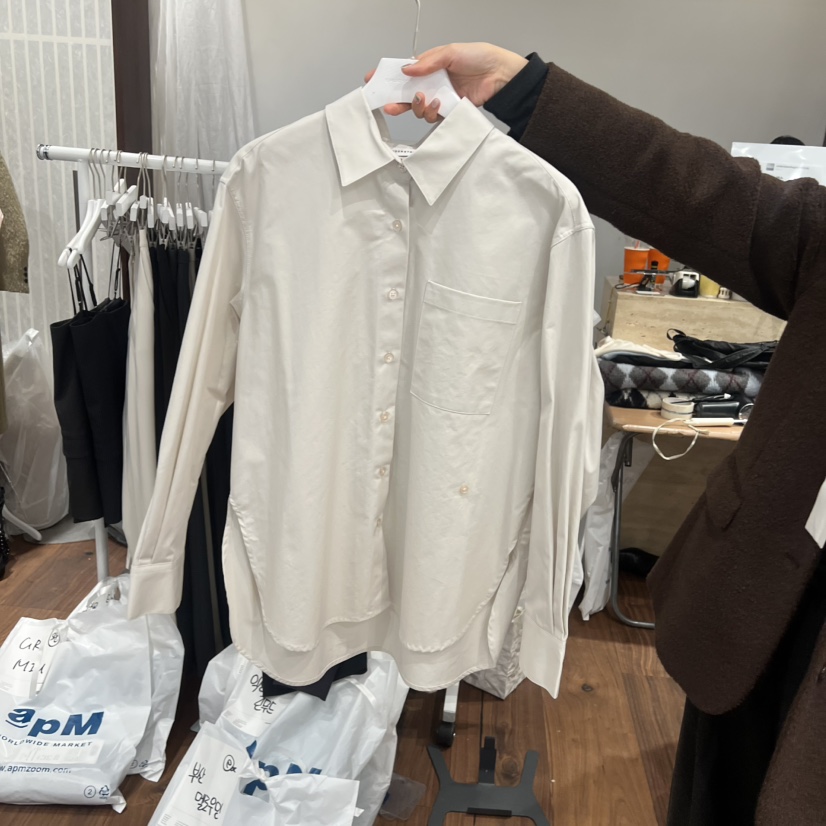 UNDERSTANDING東大門實拍女裝新款人氣休閑襯衫蕾絲衫棉質UNDERSTANDING襯衫/蕾絲衫圖色2